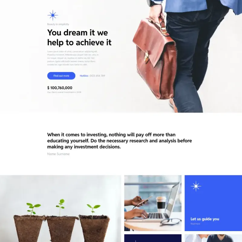 Invest Starter Site