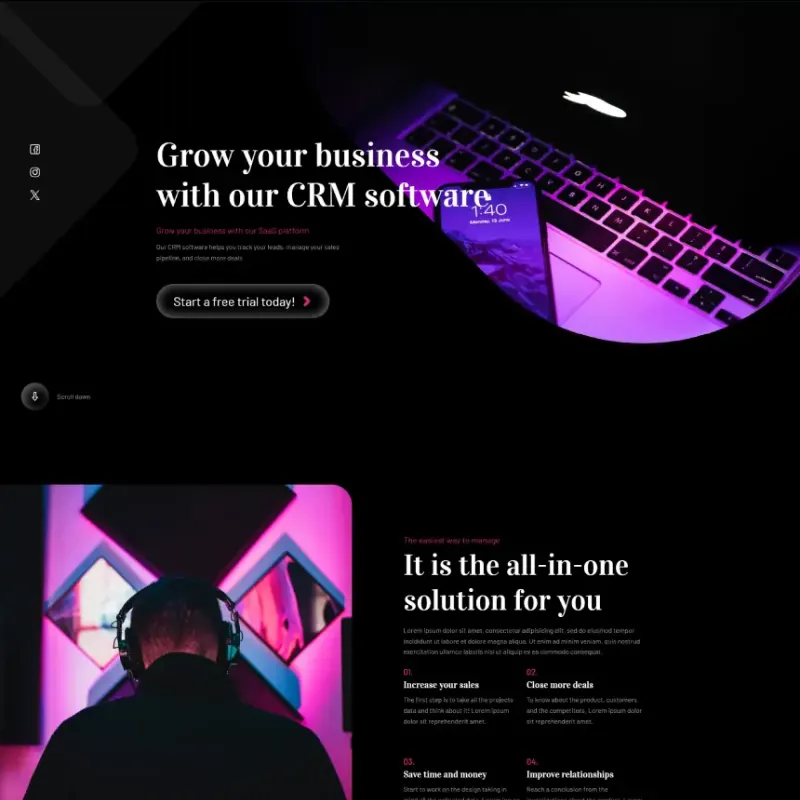 SAAS Starter Site